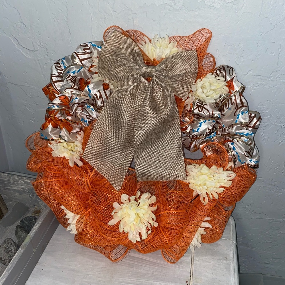 20’ fall wreath